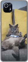 Coque Xiaomi Mi 11 - Chat - Canapé - Paresseux - Coque de téléphone en Siliconen