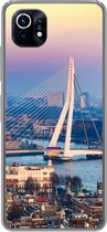 Geschikt voor Xiaomi Mi 11 hoesje - Rotterdam - Skyline - Zonsondergang - Siliconen Telefoonhoesje