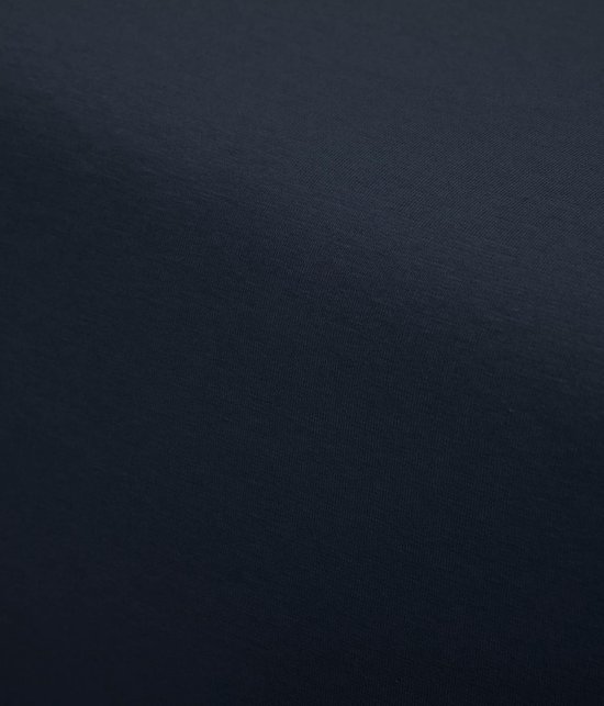 ESSENZA The Perfect Organic Jersey Hoeslaken Nightblue - 180-200 x 200-220 cm