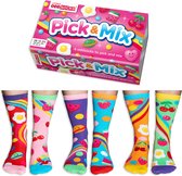 Oddsocks - Pick en Mix - Kindersokken - Mismatched - gift pack - maat 31-38