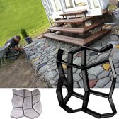 5 stuks - 42,5x42,5x4cm - Bestratingsmal - Cement Baksteen Betonmallen - DIY Path Maker - Tuinsteenwegvorm
