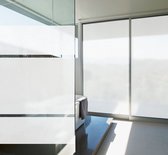 Statische melkglas raamfolie privacy raamfolie statisch zelfklevend kantoor en thuis anti-UV upgrade, matte behandeling voor uw privacy, no-toxic design, mat 43x300cm