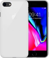 Ceezs telefoonhoesje geschikt voor Apple iPhone SE 2022 / 2020 / iPhone 7/8 hoesje - silicone backcover - optimale bescherming - Matte Transparant