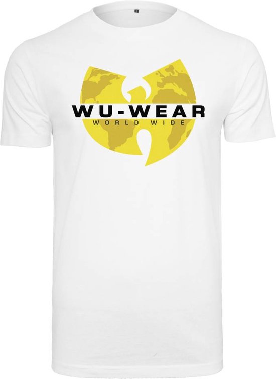 Urban Classics - Wu Wear Logo Heren T-shirt - S - Wit