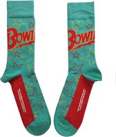 David Bowie Chaussettes Stars Outline Vert