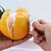 Lifester ® - Sinaasappelschiller RVS – Citroenschiller - Orange Peller – Vinger Peller – Schiller