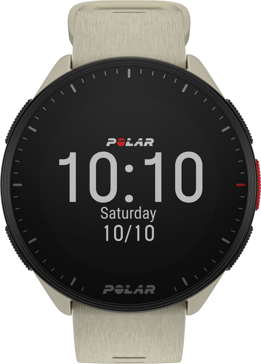 Polar Pacer -  GPS Hardloophorloge -  Cloud White - Maten S-L