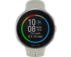 Polar Pacer Pro - Geavanceerd GPS Hardloophorloge - Snow White - Maten S-L