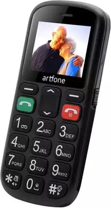 Artfone Senioren Mobiele Telefoon SOS-functie