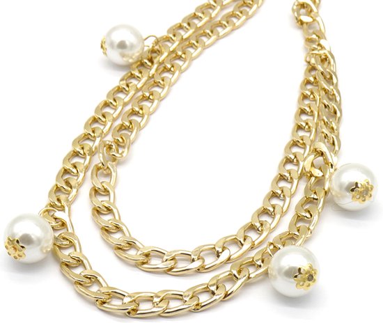 Gouden Verstelbare Gesp Jurk Riem Hsthe Sea 51 Inch Mode Ketting Taille Riem Vintage Opengewerkte Metalen Ring