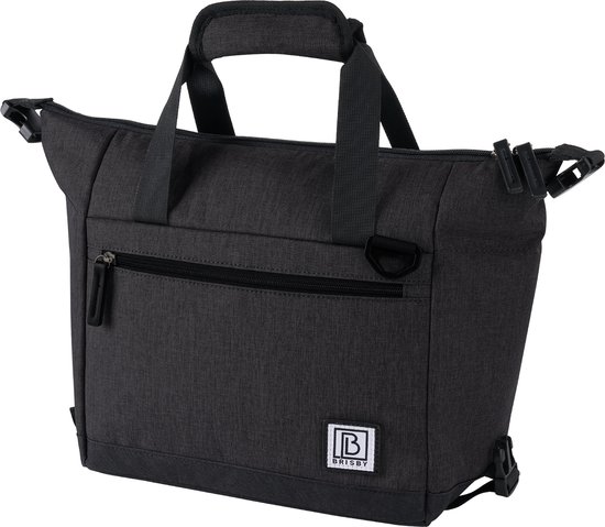 Sac isotherme Brisby 4 couches - Sac à lunch 12 litres - Pliable avec espace Extra - Zwart