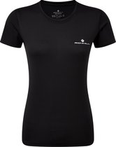Ronhill Core SS Tee Dames - sportshirts - zwart/wit - Vrouwen
