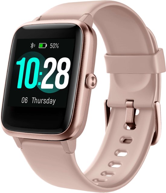 Smartwatch-Trends S205L - Dames Smartwatch - Roze - Android - iOS - 40mm