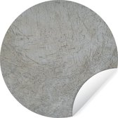 WallCircle - Muurstickers - Behangcirkel - Muur - Cement - Grijs - Beton - 80x80 cm - Muurcirkel - Zelfklevend - Ronde Behangsticker