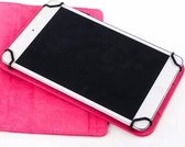 Bookcase Universal voor Alcate / Media pad / Lenovo / Huawei / iPad / Tablet 10.0 inch  Flip Stand 360° Roze Luxe Smart Book Draaibare Case Gekleurde Tablethoes.