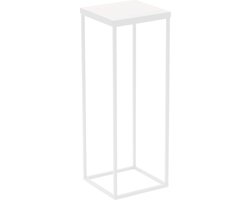 Zuil-90cm-metaal-demontabel- Trinity White - wit - Sokkel - 