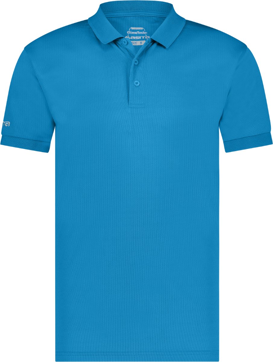 Masita | Polo Shirt Dames & Heren Korte Mouw - Padel Tennis Sportpolo 100% Polyester Sneldrogend Materiaal - SKY BLUE - S