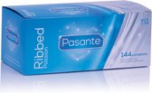 Bol.com Pasante Ribbed Condooms - 144 stuks aanbieding