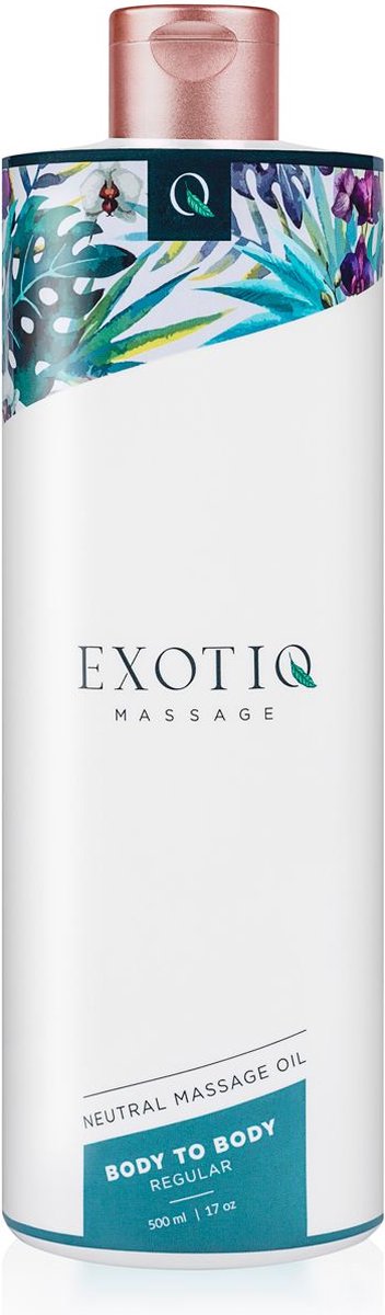 Exotiq Body to Body Oil – Massage Olie voor een Ontspannende Massage – Langdurige Werking en Extra Zacht - 500 ml - Exotiq