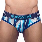 Supawear Sprint Brief Woody Blue - MAAT XL - Heren Ondergoed - Slip voor Man - Mannen Slip