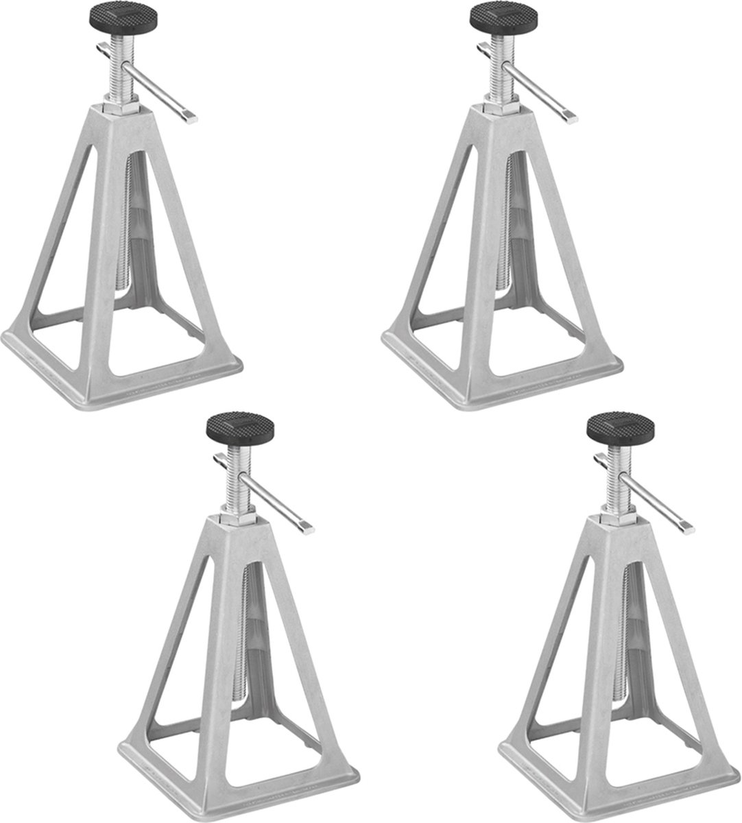 Stabilisatiesteunen aluminium - set van 4 stuks