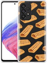 Hoesje Geschikt voor Samsung Galaxy A53 Frikandelbroodjes