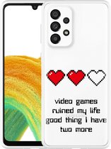 Hoesje Geschikt voor Samsung Galaxy A33 Gamers Life