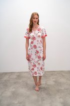 Vamp! Nachthemd voor dames Micromodal Red Dahlia 16050/583 XL