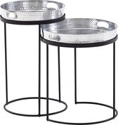 Sky Style Meana Bijzettafel Set Zilver