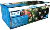 kerstverlichting led 2,5 x 1 meter geel 240 stuks