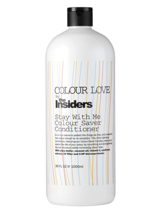 Foto: The insiders stay with me colour save conditioner 1000 ml conditioner voor ieder haartype