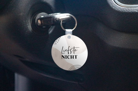Porte-clés - Proverbes - 'Chère nièce' - Citations - Plastique - Rond - Cadeaux à distribuer - Cadeaux Sinterklaas - Cadeaux à distribuer pour les enfants - Cadeaux de chaussures - Petits cadeaux