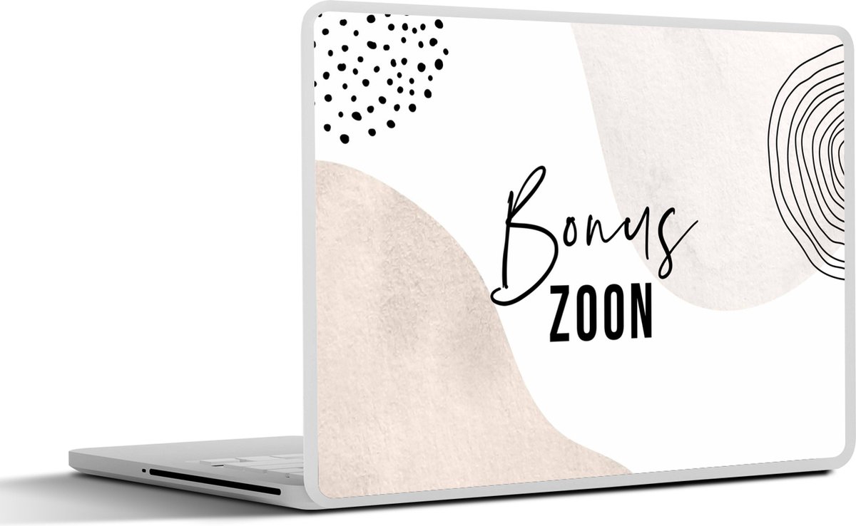 Laptop sticker - 11.6 inch - Familie - 'Bonuskind' - Spreuken - Quotes - 30x21cm - Laptopstickers - Laptop skin - Cover