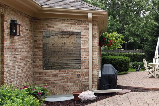 Tuindoek Hout - Verf - Industrieel - 100x100 cm Tuindoek Hout - Verf - Industrieel - 100x100 cm