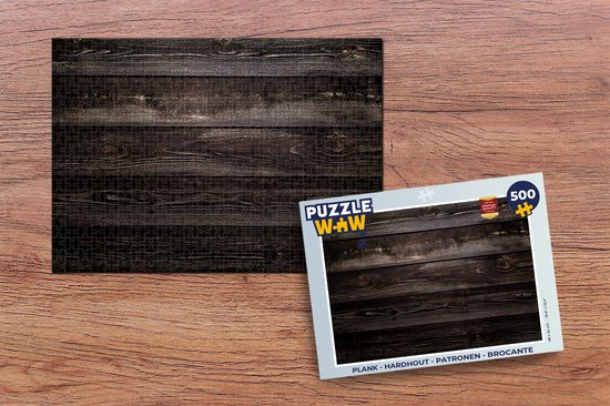 Puzzel Plank - Hardhout - Patronen - Brocante - Legpuzzel - Puzzel 500  stukjes | bol.com