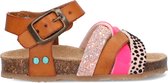 BunniesJR Becky Beach Meisjes Sandalen - Bruin/Roze - Imitatieleer - Gesp