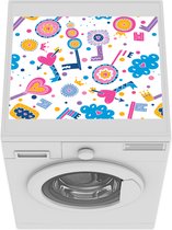 Wasmachine beschermer mat - Sleutel - Patronen - Abstract - Love - Regenboog - Breedte 55 cm x hoogte 45 cm