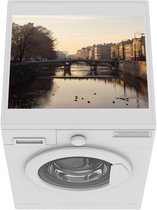 Wasmachine beschermer mat - De brug boven de Miljacka in Sarajevo Bosnië - Breedte 55 cm x hoogte 45 cm