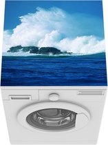 Wasmachine beschermer mat - Golven in de zee van Hawaii - Breedte 60 cm x hoogte 60 cm