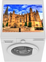 Wasmachine beschermer mat - De kathedraal van Wakefield in Engeland tijdens een zonnige dag - Breedte 55 cm x hoogte 45 cm