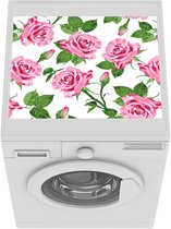 Wasmachine beschermer mat - Lente - Patronen - Rozen - Breedte 55 cm x hoogte 45 cm