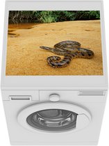 Wasmachine beschermer mat - Anaconda - Zand - Slang - Breedte 55 cm x hoogte 45 cm