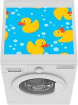 Wasmachine beschermer mat - Eend - Patroon - Water - Breedte 55 cm x hoogte 45 cm