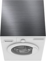 Wasmachine beschermer mat - Een afbeelding van ijzer als achtergrond - Breedte 60 cm x hoogte 60 cm