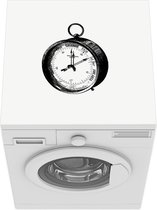 Wasmachine beschermer mat - Barometer - Meter - Vintage - Breedte 60 cm x hoogte 60 cm
