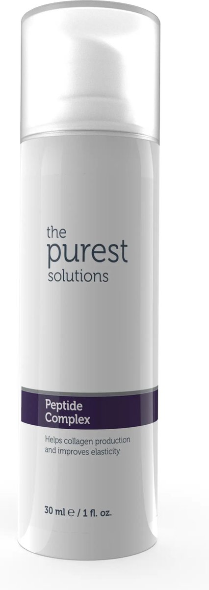 The Purest Solutions Complex Peptide 2% Peptide Complex Serum | Vegan | Hyaluronzuur | Meer elasticiteit | Huidveroudering | Rimpels en fijne lijntjes | Vochtarme huid