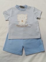 Wiplala - Baby pakje - Jongens - T- Shirt+ broekje - 6 maand 68