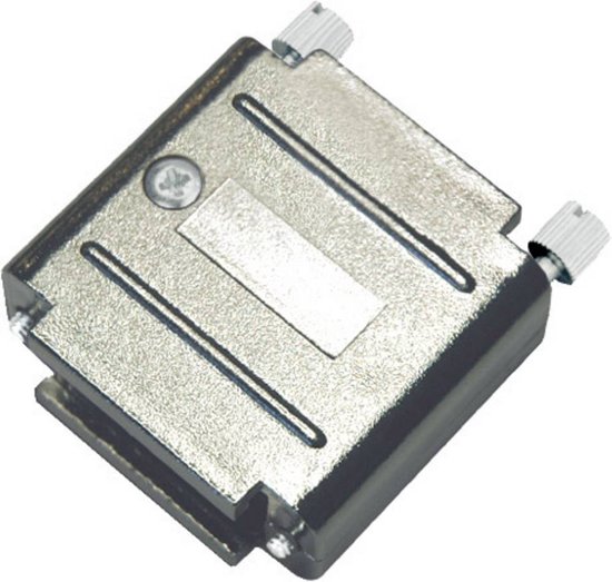 Foto: Encitech dapk15 js met 6211 0100 42 d sub adapterbehuizing aantal polen 15 kunststof gemetalliseerd zilver 1 stuk s 