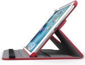 Etui Rotatif iPad 2021 et iPad Air 2019 Cover Rouge - Housse pour Apple iPad 10.2 (2019/2020/2021) et Air 3 (2019) - Eco- Cuir - Protection intégrale jusqu'à 2 mètres