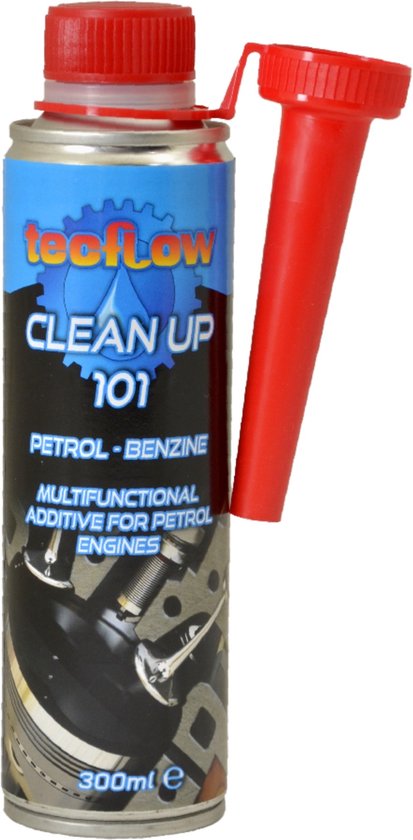 Lastig emmer Warmte Tecflow Clean Up 101 Benzine - Onderhoud Injector - Zuiger - Kleppen -  Turbo -... | bol.com